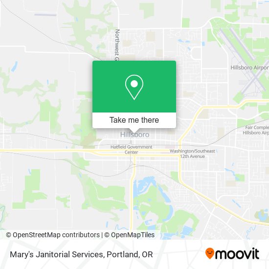 Mary's Janitorial Services map