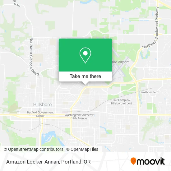 Amazon Locker-Annan map