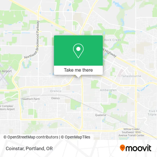 Mapa de Coinstar