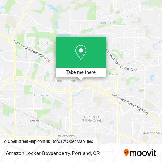 Amazon Locker-Boysenberry map