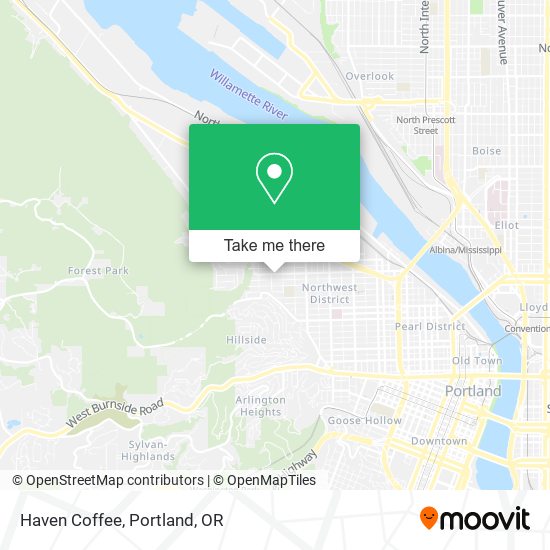 Haven Coffee map
