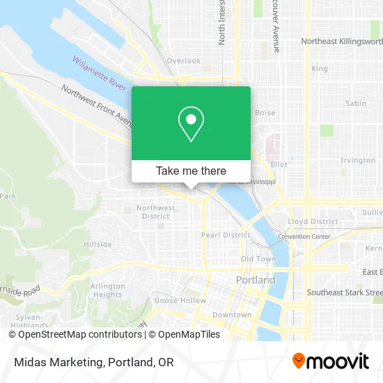 Midas Marketing map