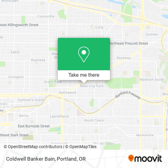 Mapa de Coldwell Banker Bain