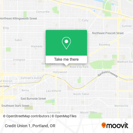 Credit Union 1 map