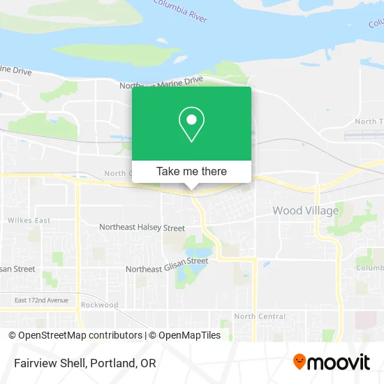 Fairview Shell map