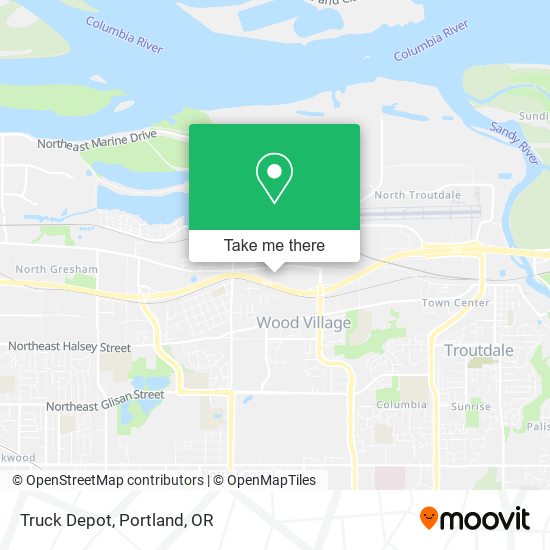 Truck Depot map