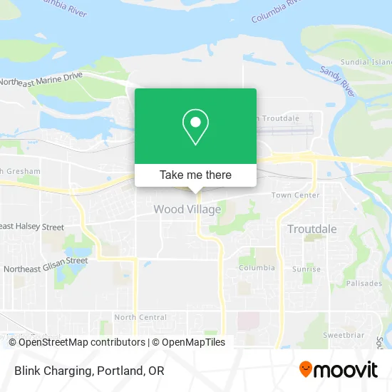 Blink Charging map