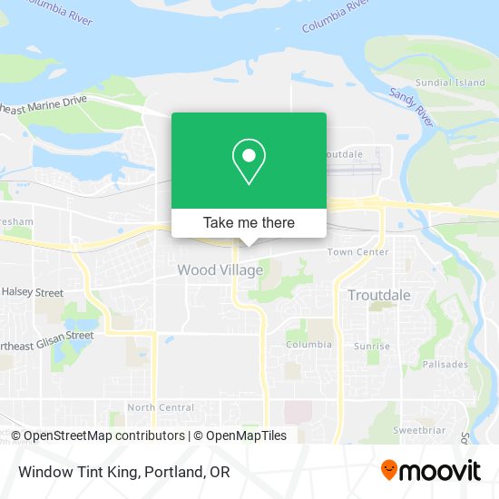 Window Tint King map