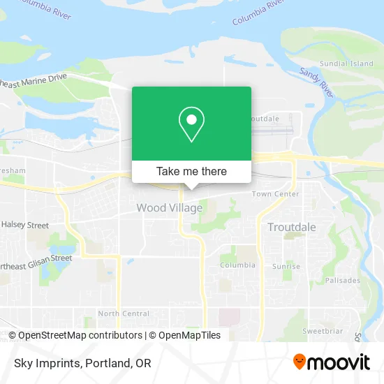 Sky Imprints map