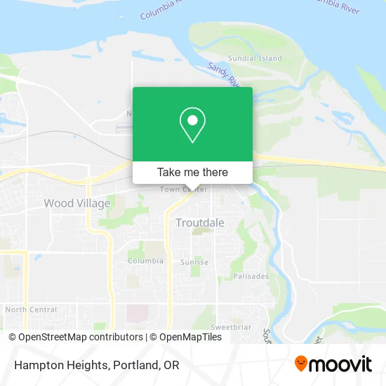 Hampton Heights map