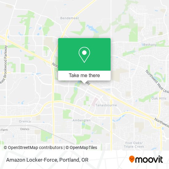 Amazon Locker-Force map