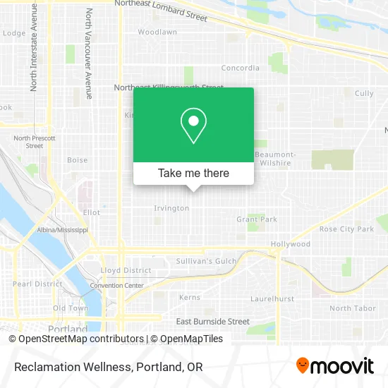 Reclamation Wellness map