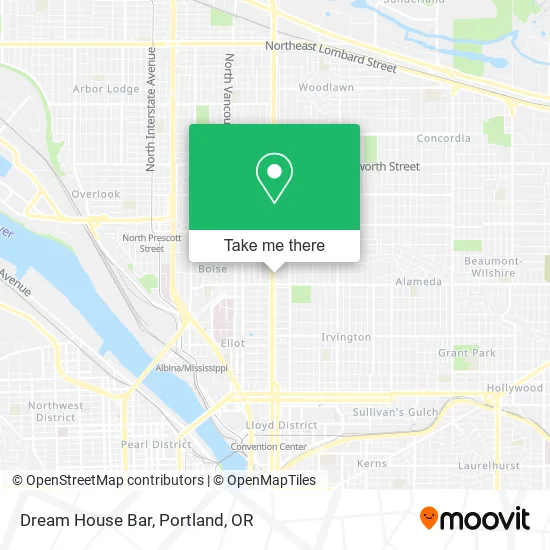 Dream House Bar map