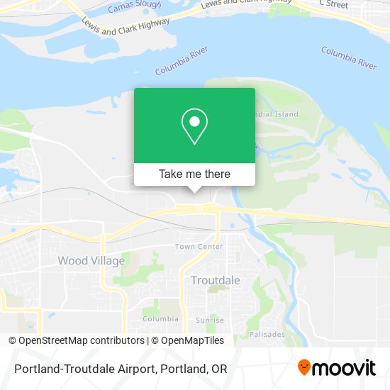 Mapa de Portland-Troutdale Airport