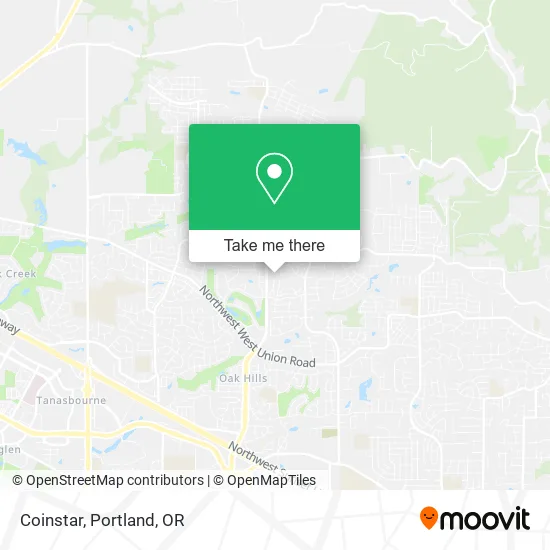 Coinstar map