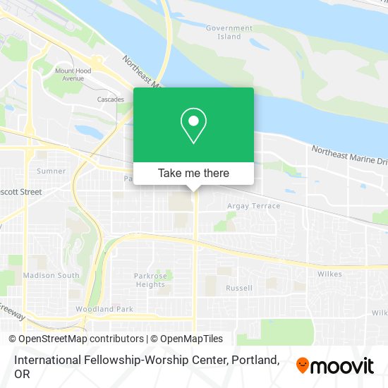 International Fellowship-Worship Center map