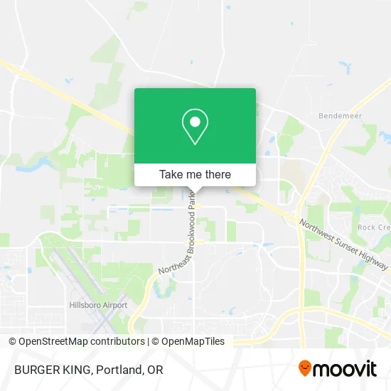 BURGER KING map