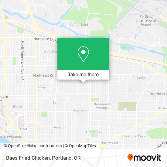 Mapa de Baes Fried Chicken