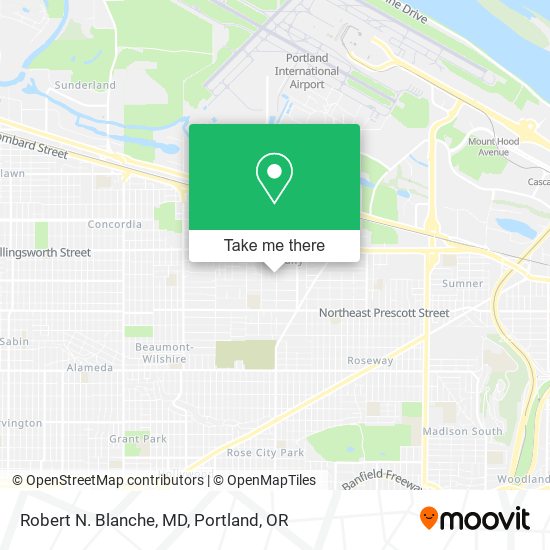 Mapa de Robert N. Blanche, MD