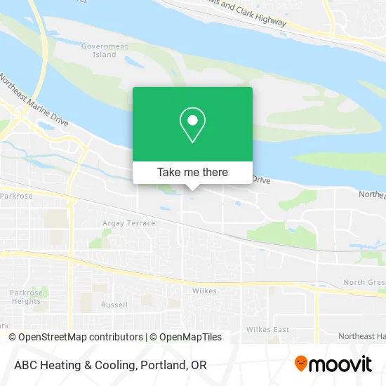 ABC Heating & Cooling map