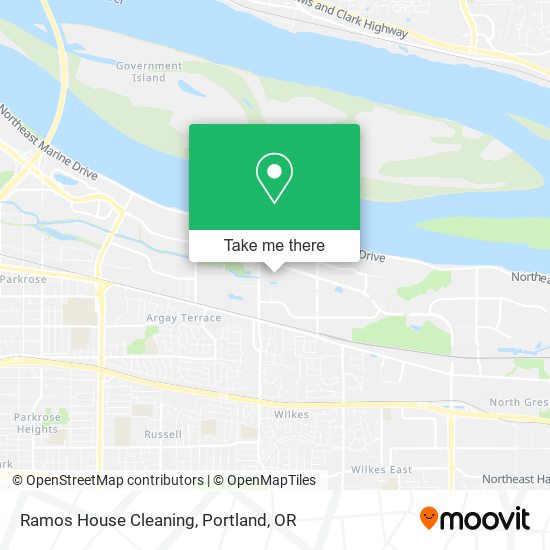 Ramos House Cleaning map