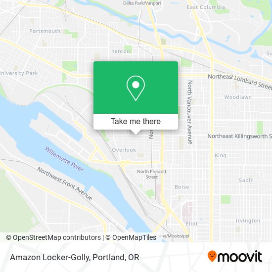 Mapa de Amazon Locker-Golly