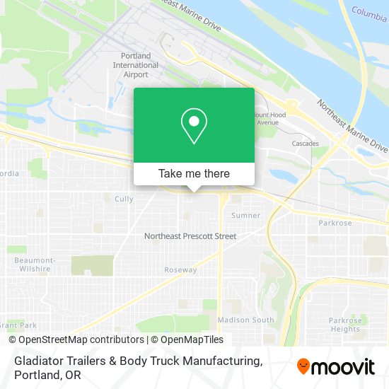 Mapa de Gladiator Trailers & Body Truck Manufacturing