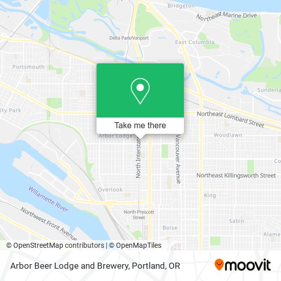 Arbor Beer Lodge and Brewery map