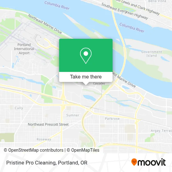 Pristine Pro Cleaning map