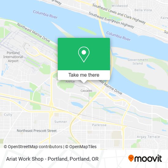 Ariat Work Shop - Portland map