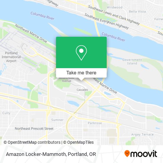 Amazon Locker-Mammoth map