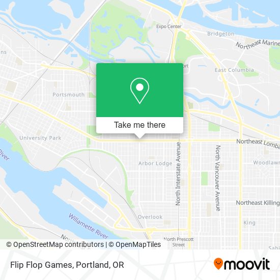 Mapa de Flip Flop Games