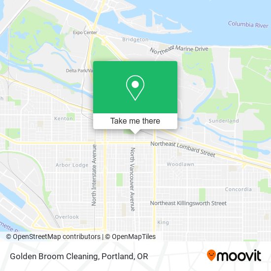 Golden Broom Cleaning map