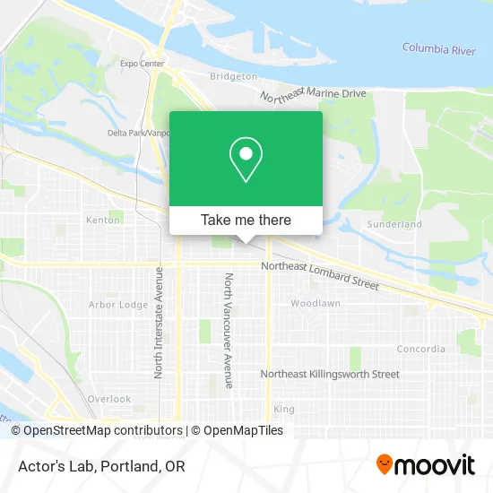 Actor's Lab map