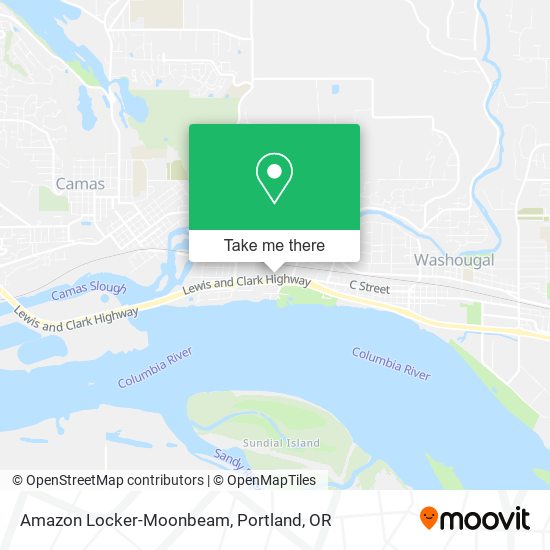 Amazon Locker-Moonbeam map