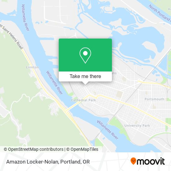 Mapa de Amazon Locker-Nolan