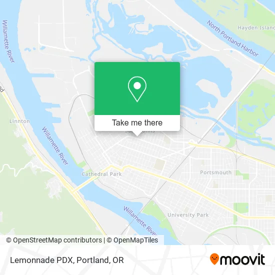 Lemonnade PDX map