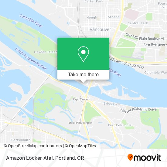 Amazon Locker-Ataf map