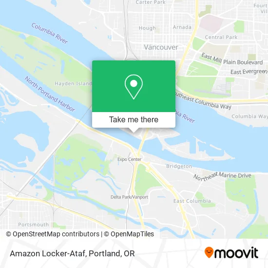 Amazon Locker-Ataf map