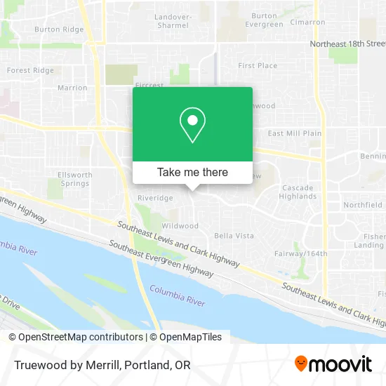 Mapa de Truewood by Merrill