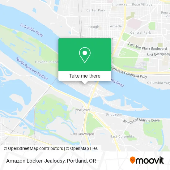 Amazon Locker-Jealousy map