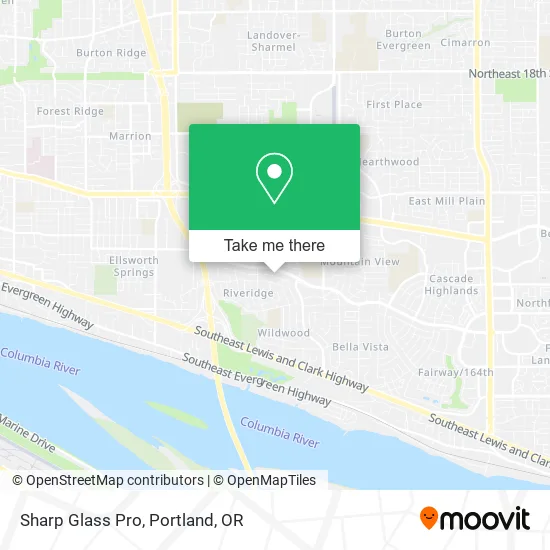 Mapa de Sharp Glass Pro