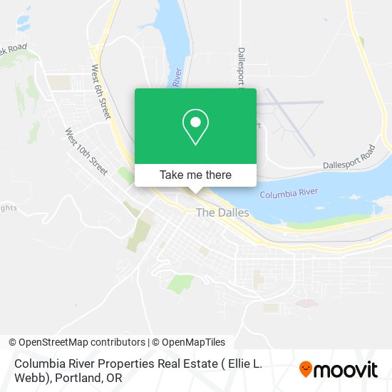 Columbia River Properties Real Estate ( Ellie L. Webb) map