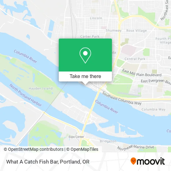 What A Catch Fish Bar map