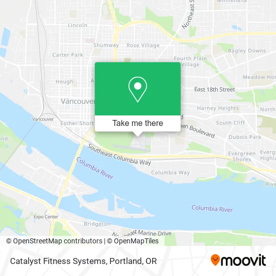 Catalyst Fitness Systems map