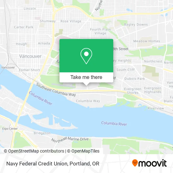 Mapa de Navy Federal Credit Union