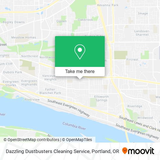Dazzling Dustbusters Cleaning Service map