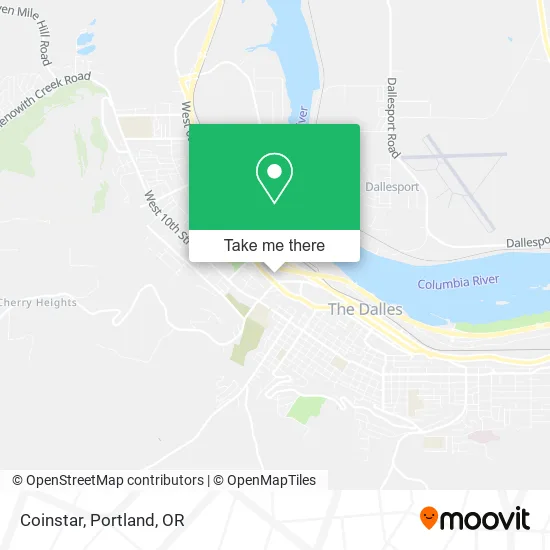 Coinstar map