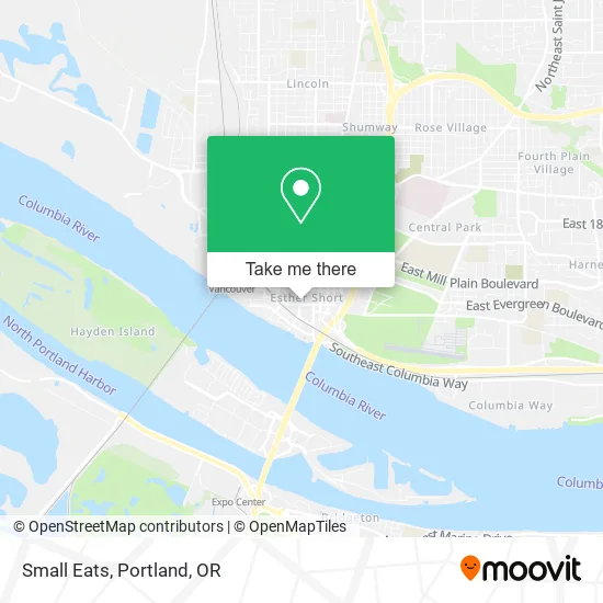 Small Eats map