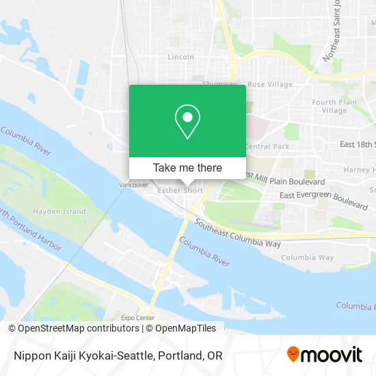 Mapa de Nippon Kaiji Kyokai-Seattle